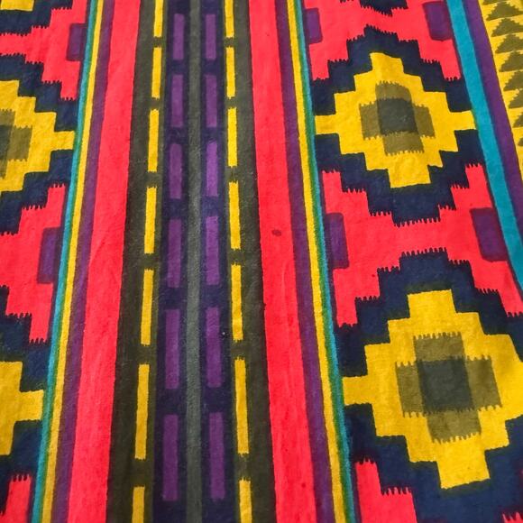 J Peterman Kaftan Size L/XL Cotton Stripe Southwest Tribal Boho Hippie Maxi - Picture 15 of 16
